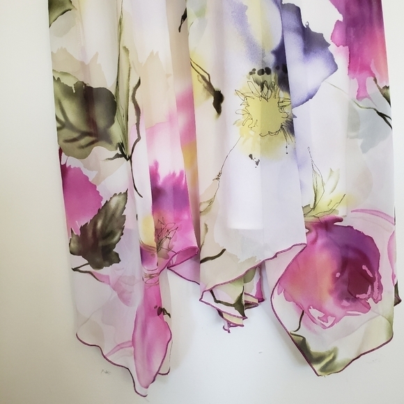 Gorgeous Floral Tank Wrap Dress Size 12 - Picture 11 of 13